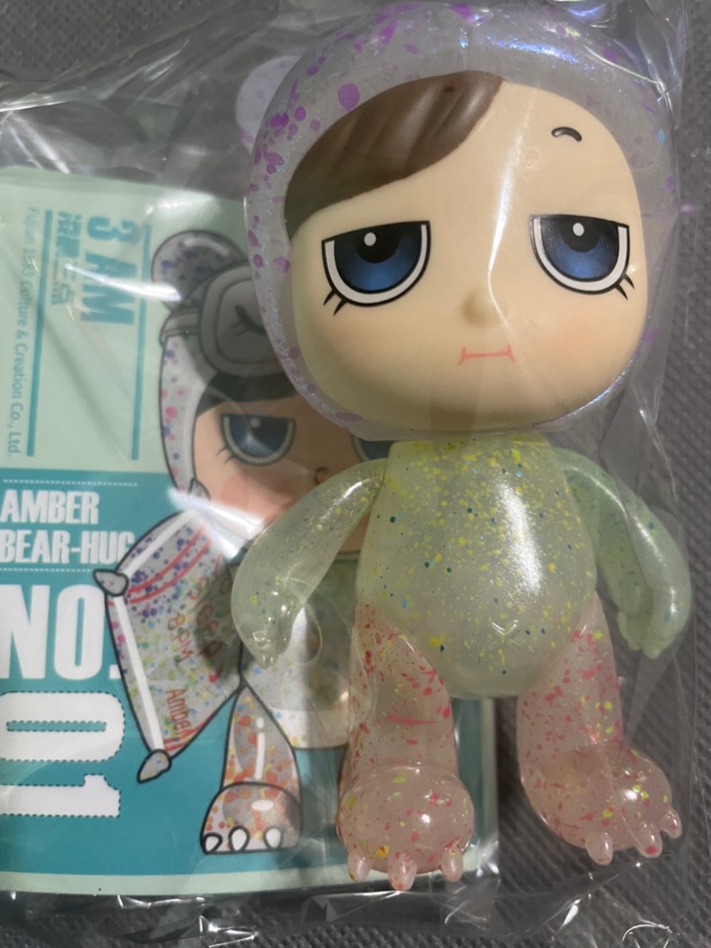 AUTHENTIC - 3 AM Little Amber Bear-Hug Blind Box by Amber Works x 1983 Toys